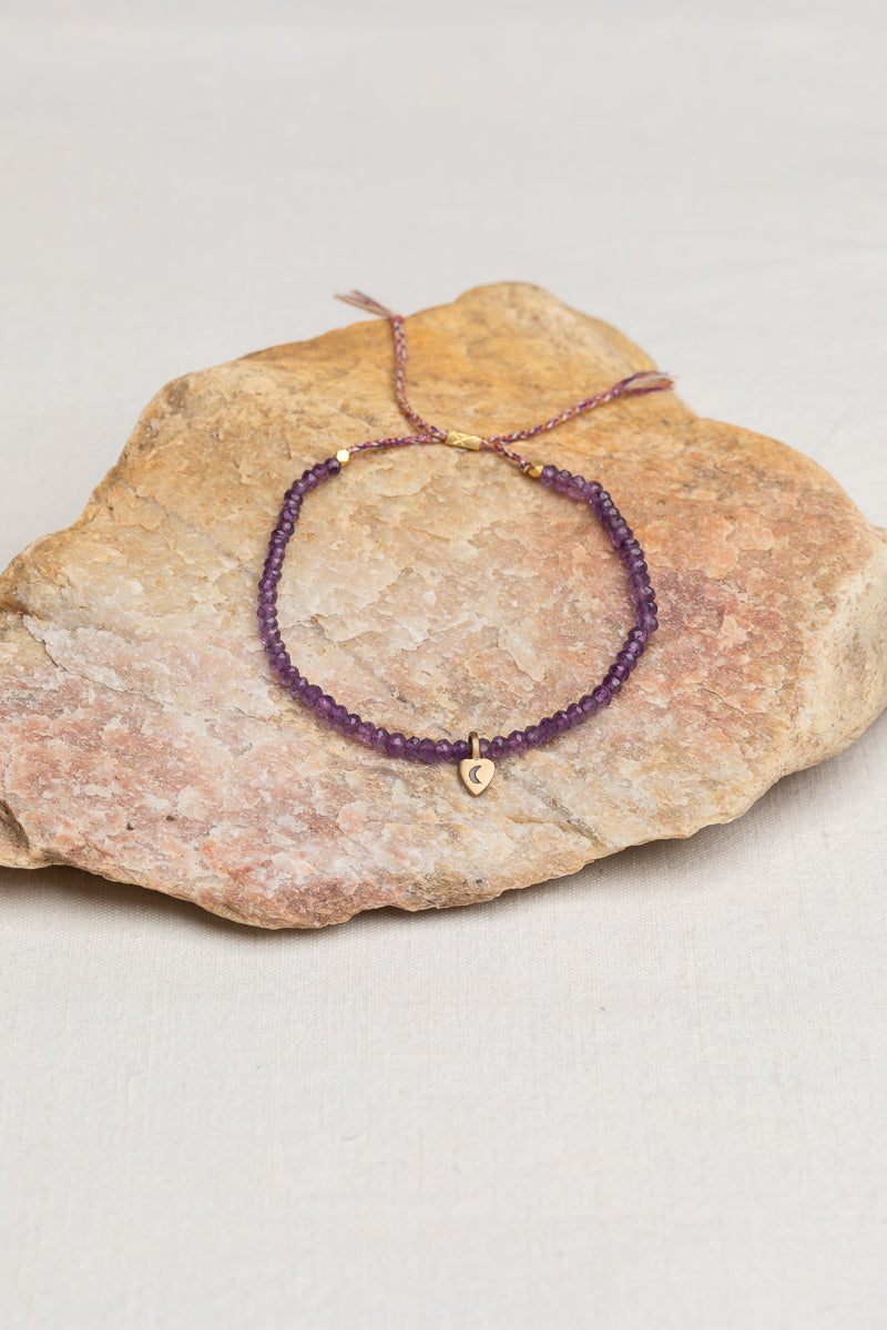 Bracelet Yomah "Lune Sur Le Cœur"