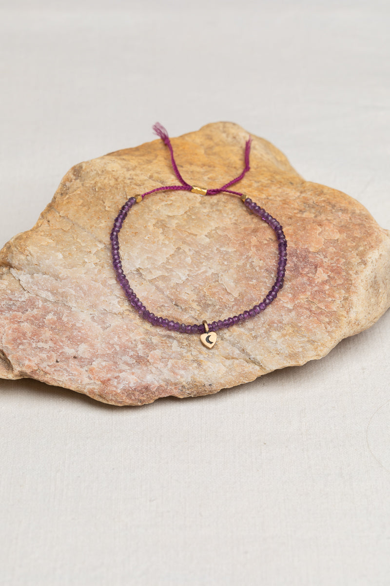 Bracelet Yomah "Lune Sur Le Cœur"