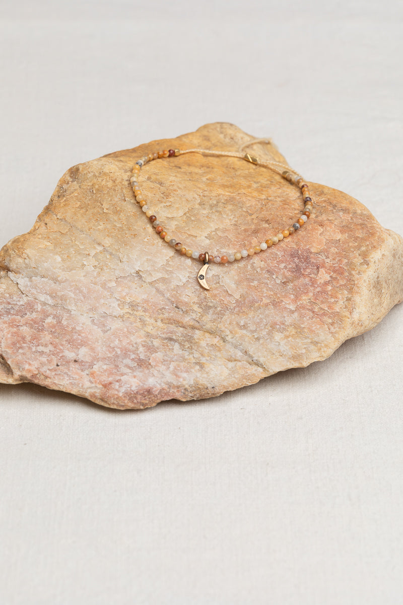 Bracelet Yomah "Lune Étoilée"