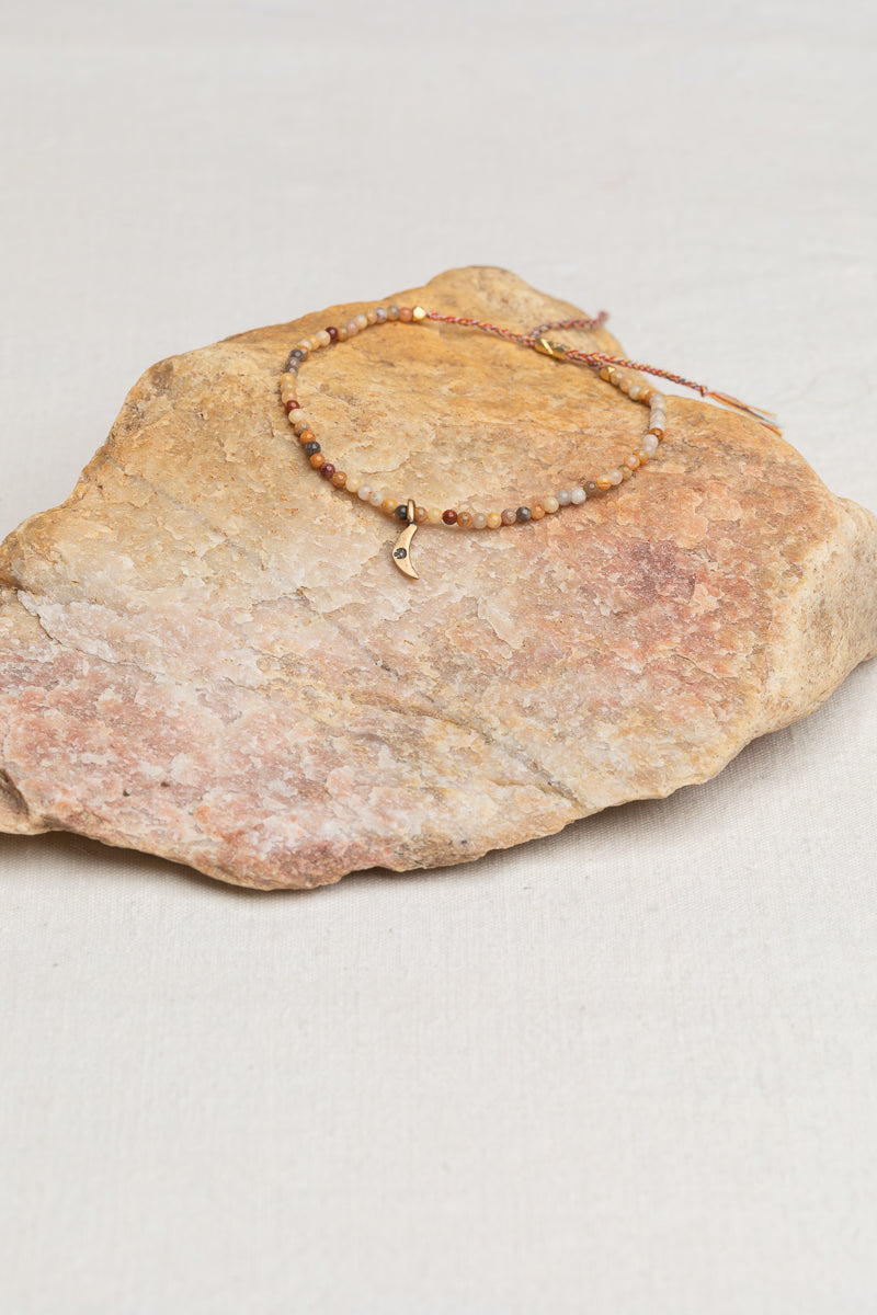 Bracelet Yomah "Lune Étoilée"